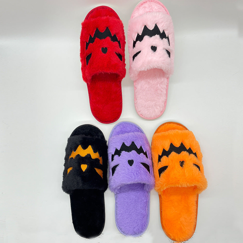 Halloween Slides - One Size Fits All (Size 38-43 ONLY) - Special Offer - Black*