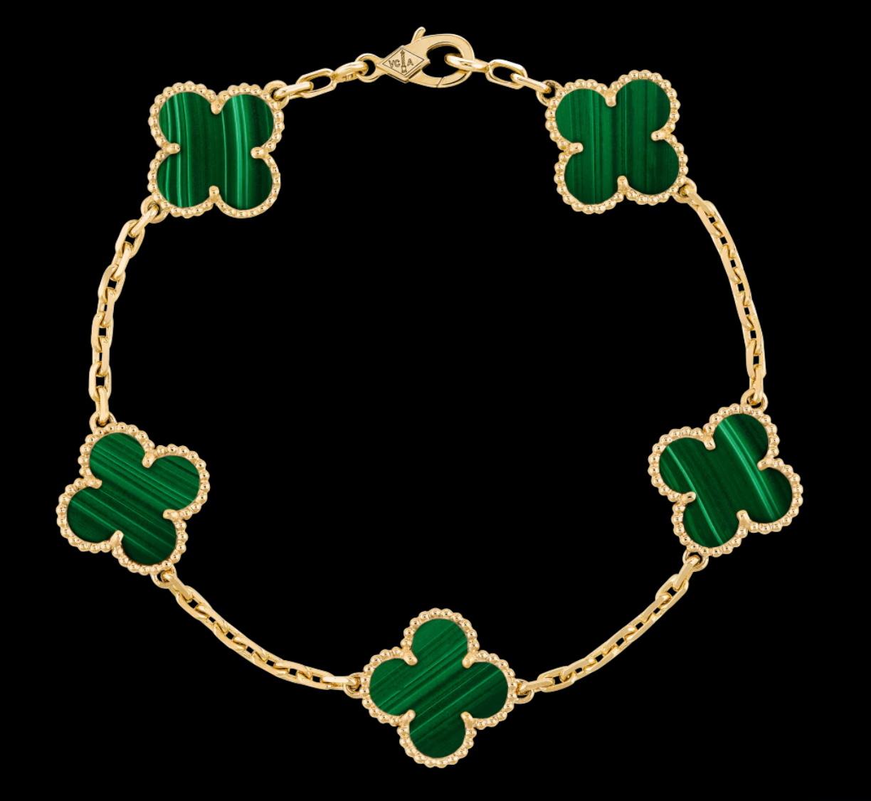 LUXYCHARMS® Gold Clover Bracelet